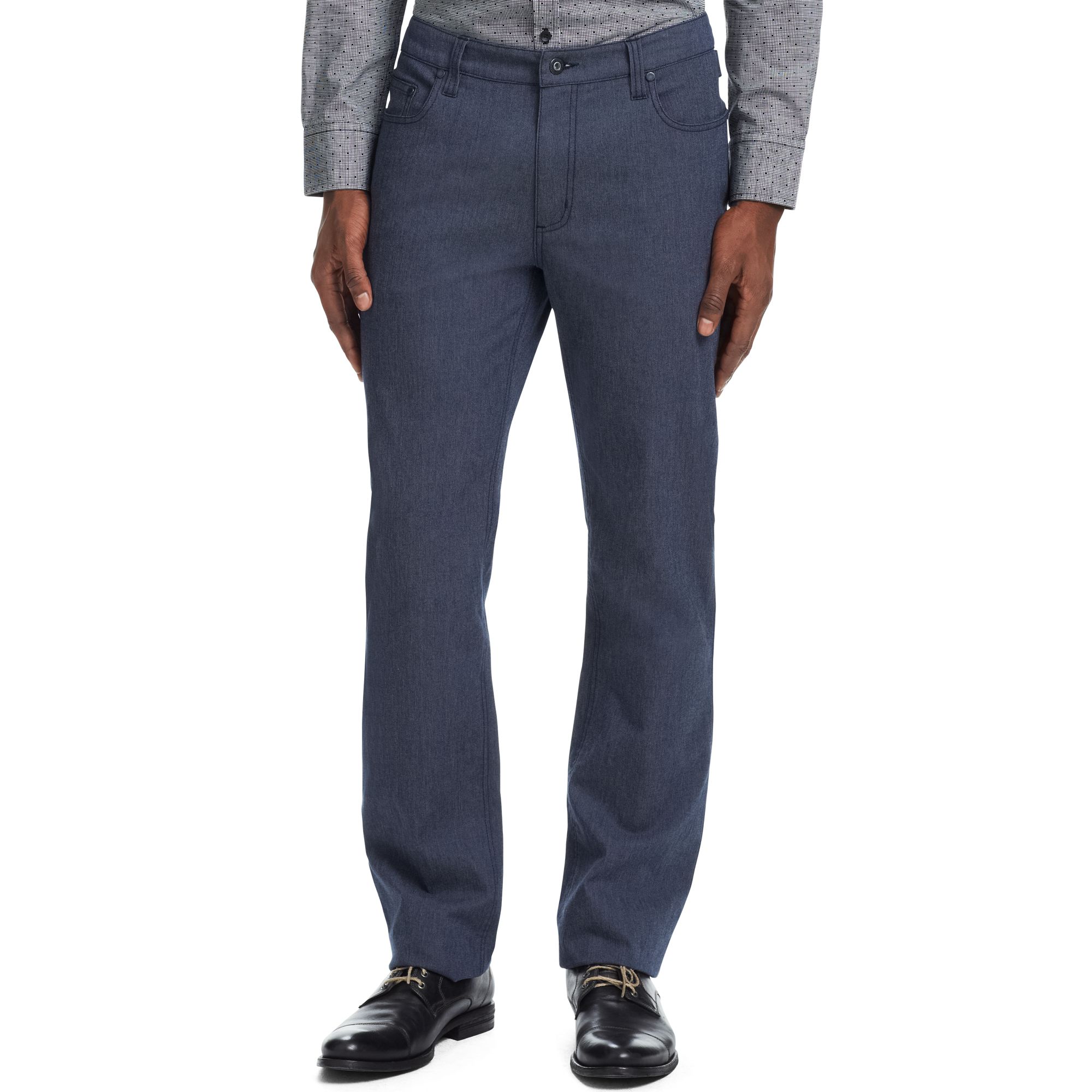 Kenneth cole reaction 5 Pocket Pants in Blue for Men | Lyst