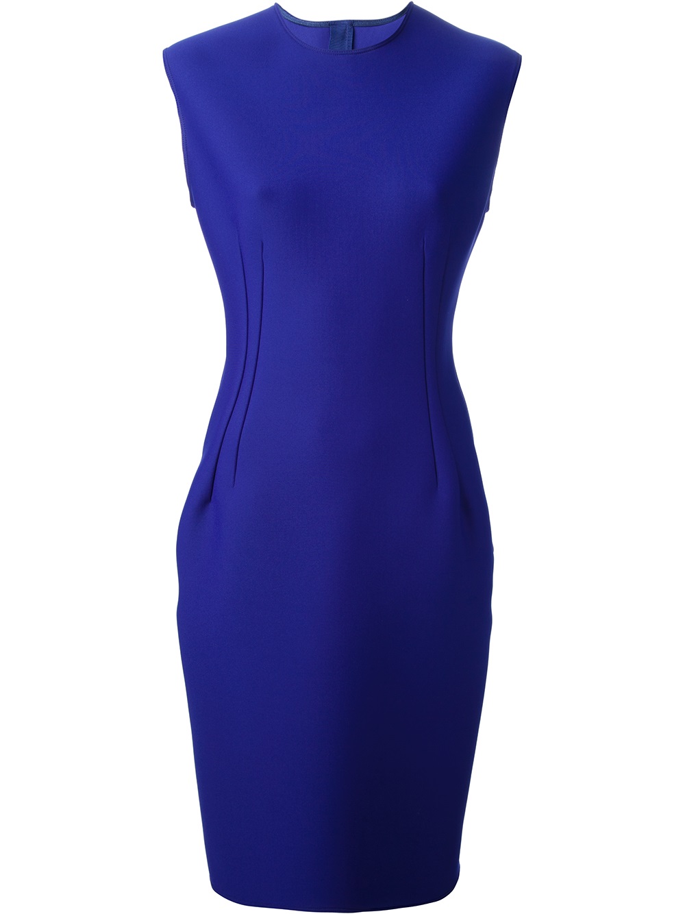 Lyst - Lanvin Sleeveless Jersey Dress in Blue