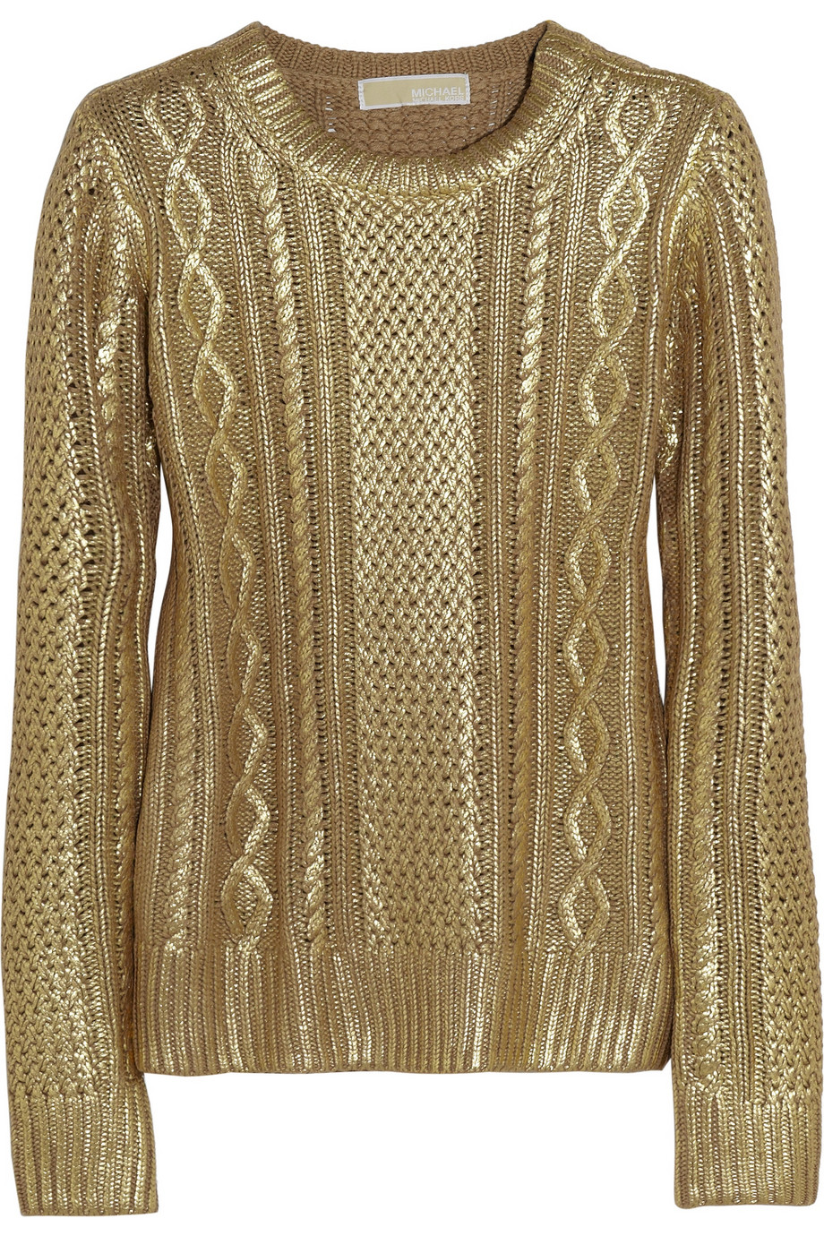 michael kors gold sweater