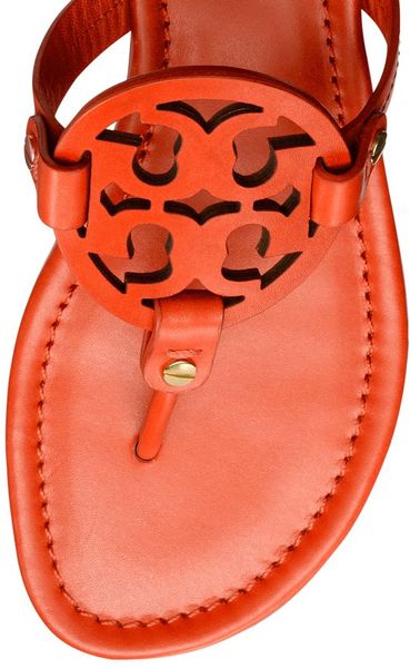 Tory Burch Miller Sandal in Red (TIGER LILY) | Lyst