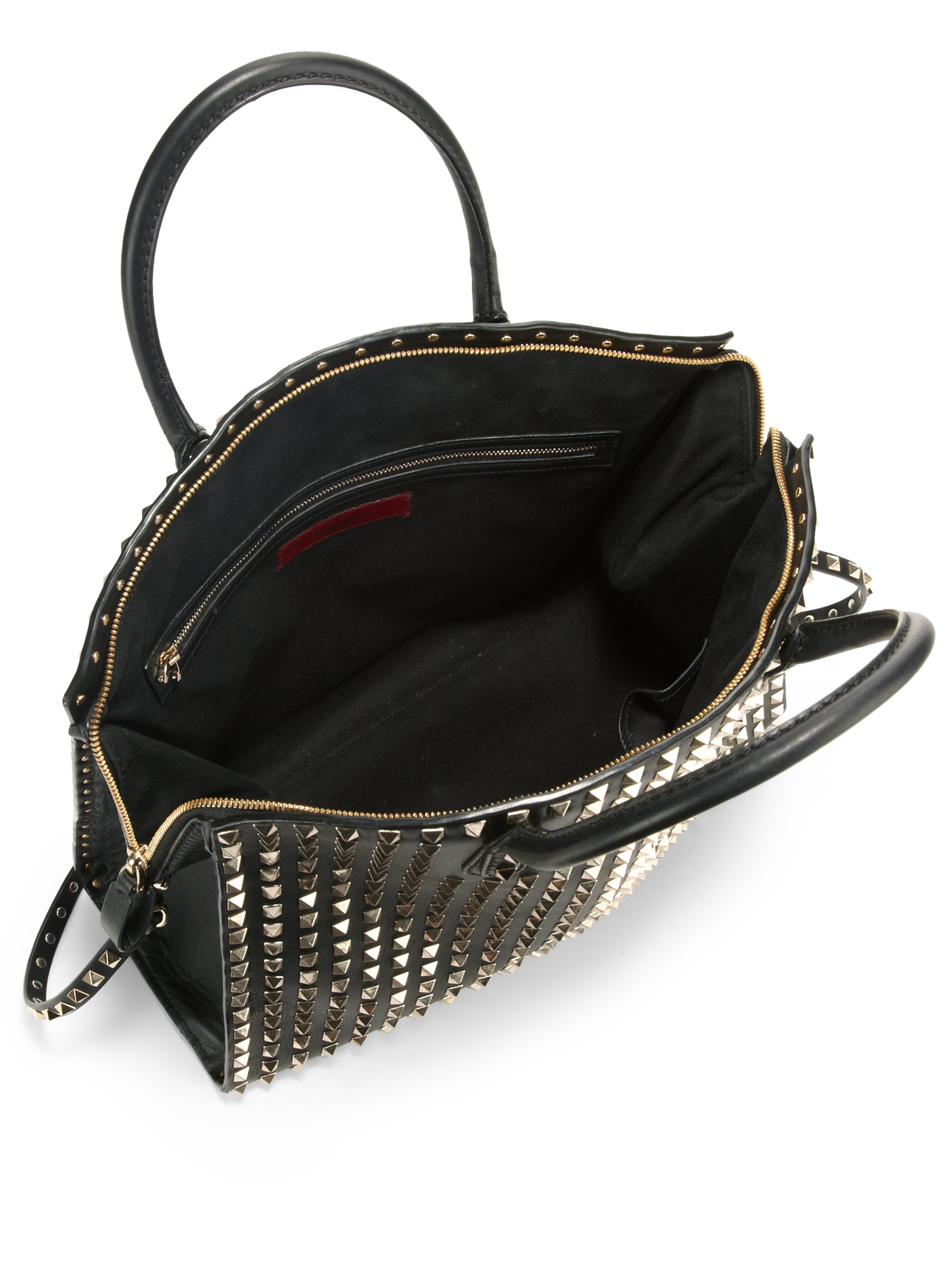 valentino rockstud satchel bag