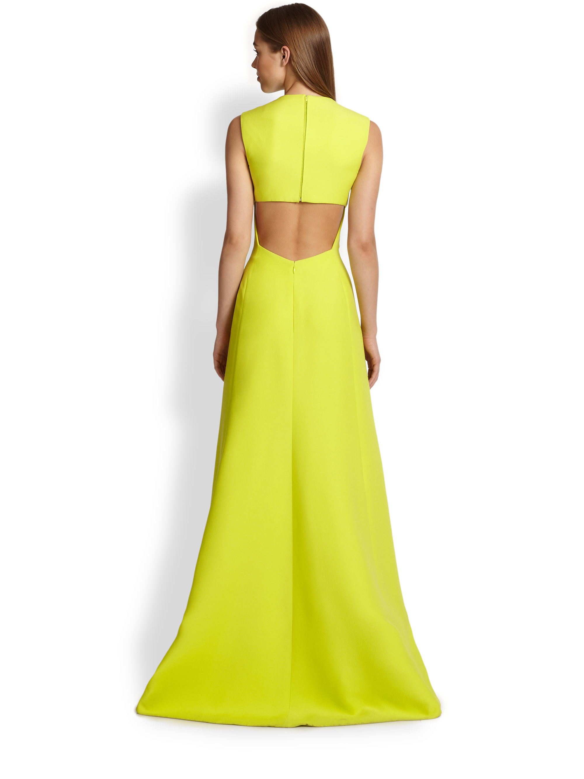 yellow valentino dress