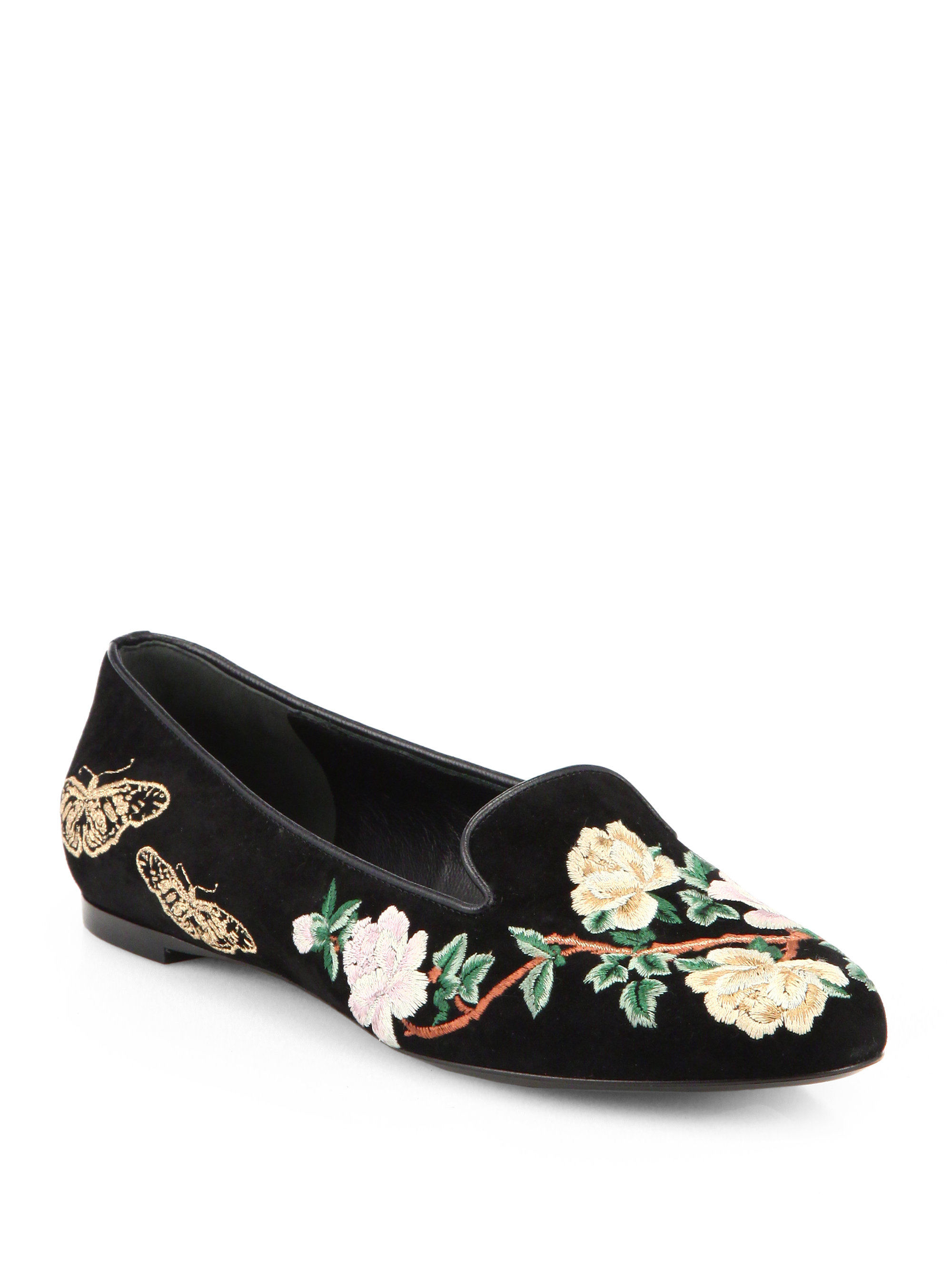 womens smoking loafers