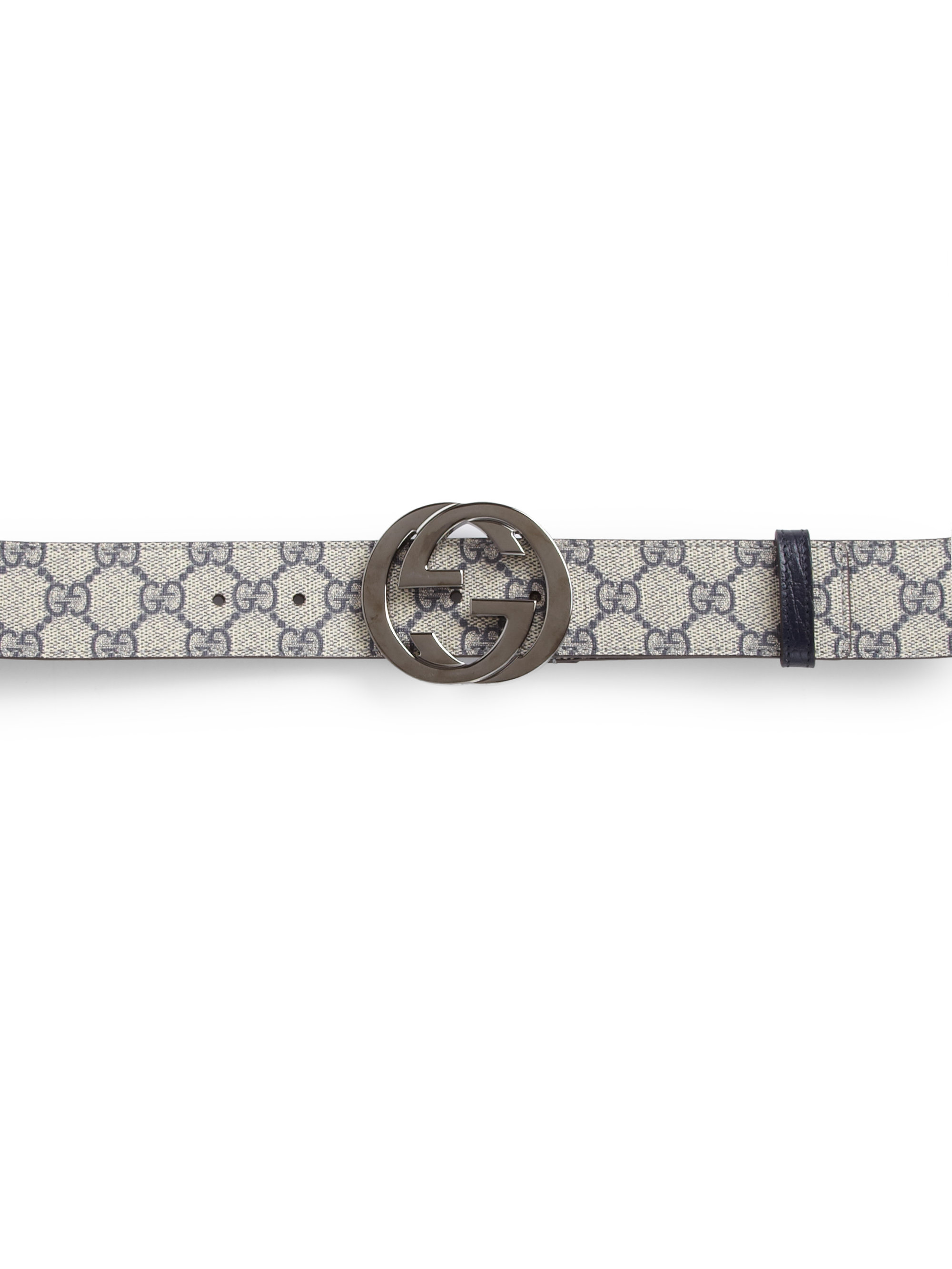 gucci supreme belt black