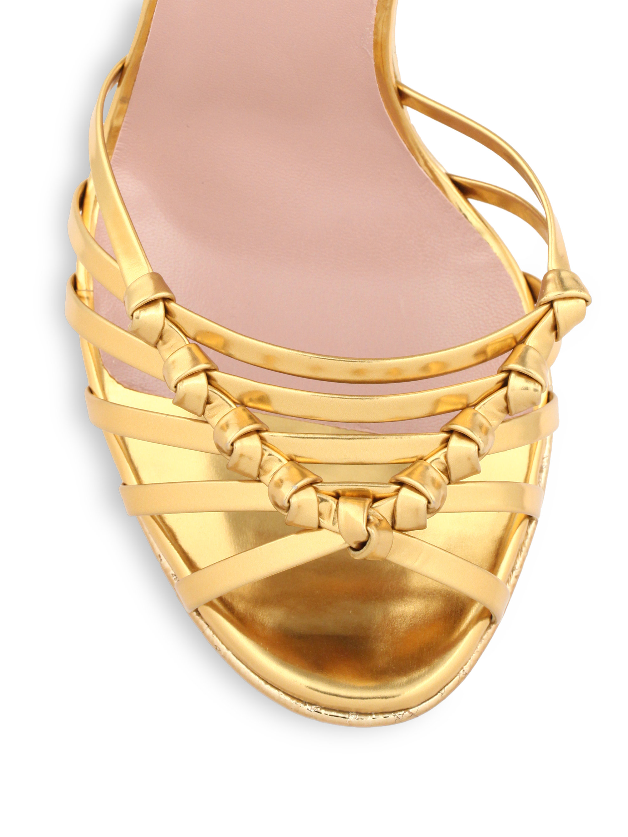 gucci cork wedge sandals