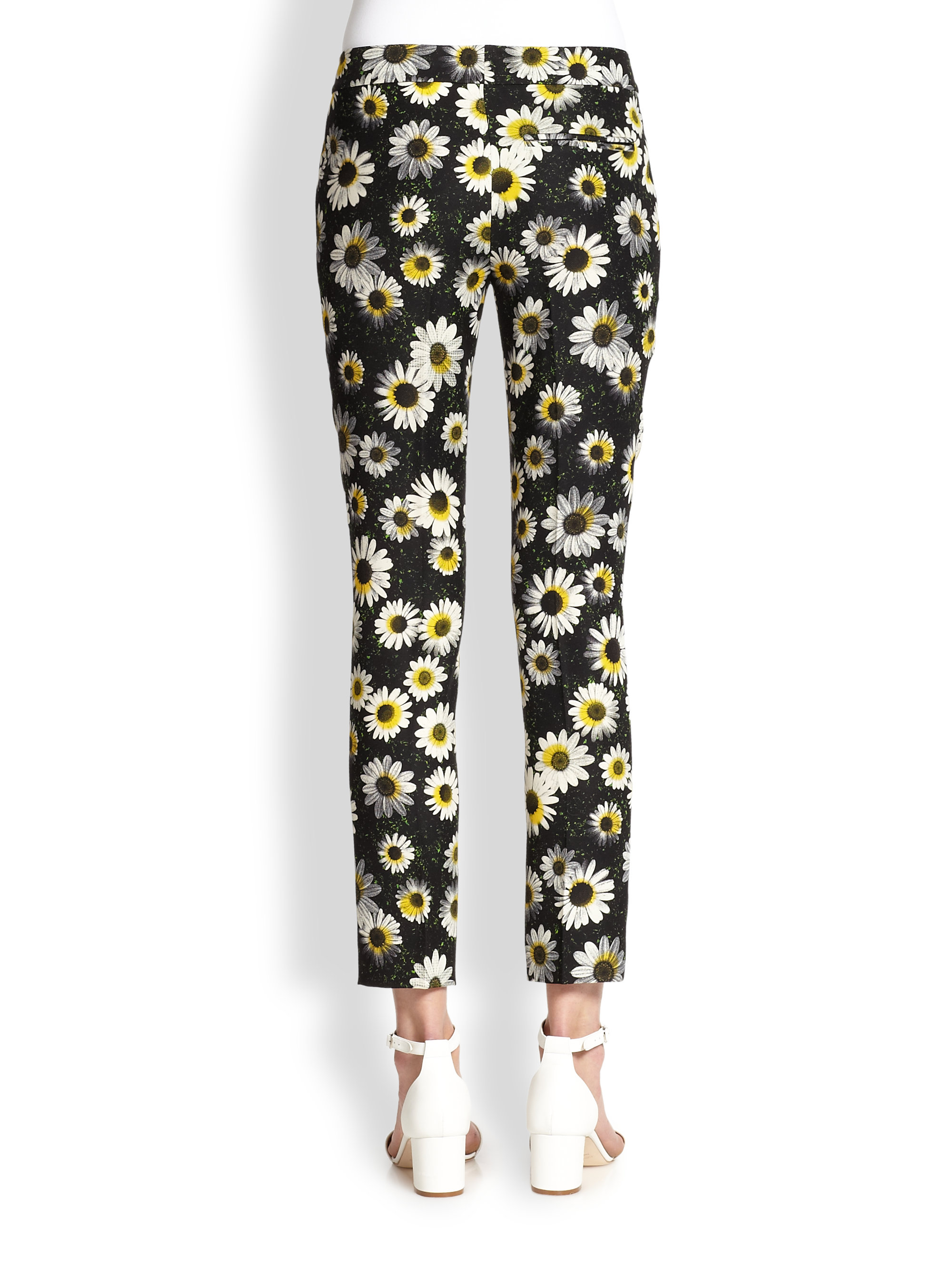 Lyst - Boutique Moschino Daisy Print Trousers