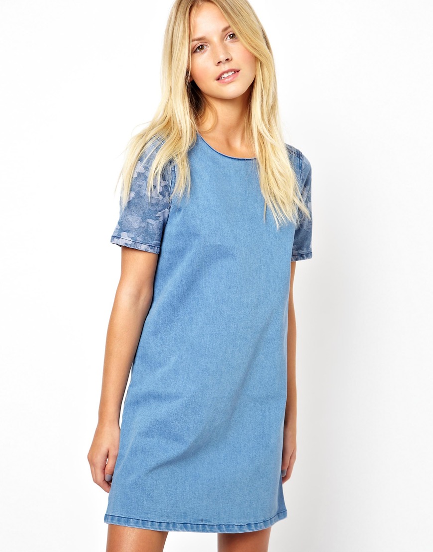 asos jean dress