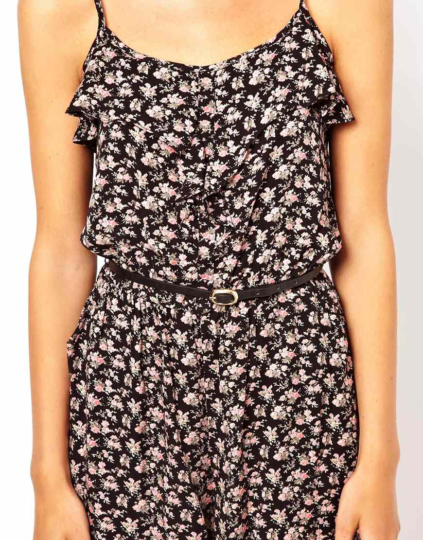 oasis ditsy floral playsuit