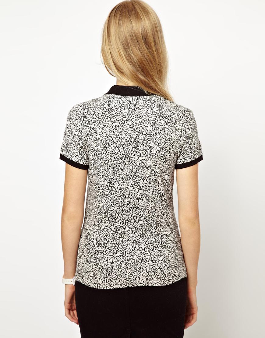 ASOS Fred Perry Leopard Print Polo 