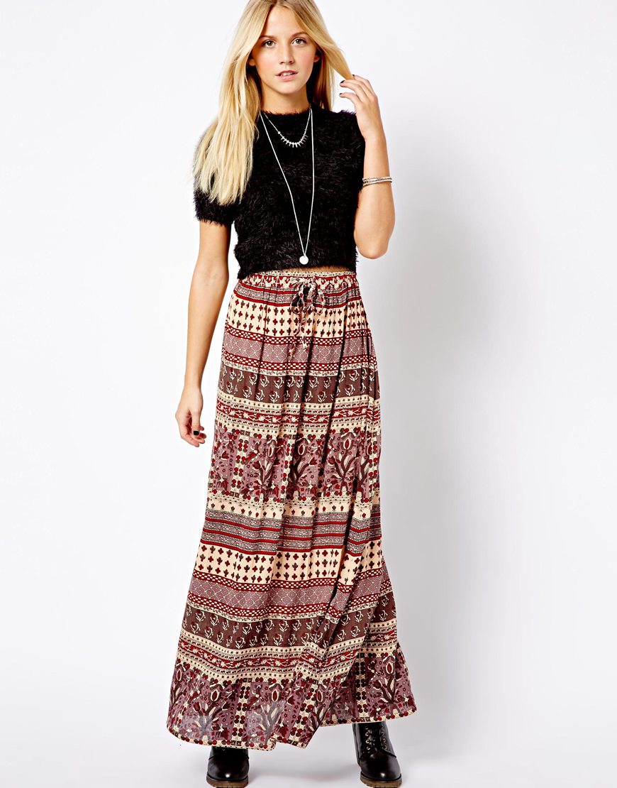 Maxi Printed Skirts - Dress Ala