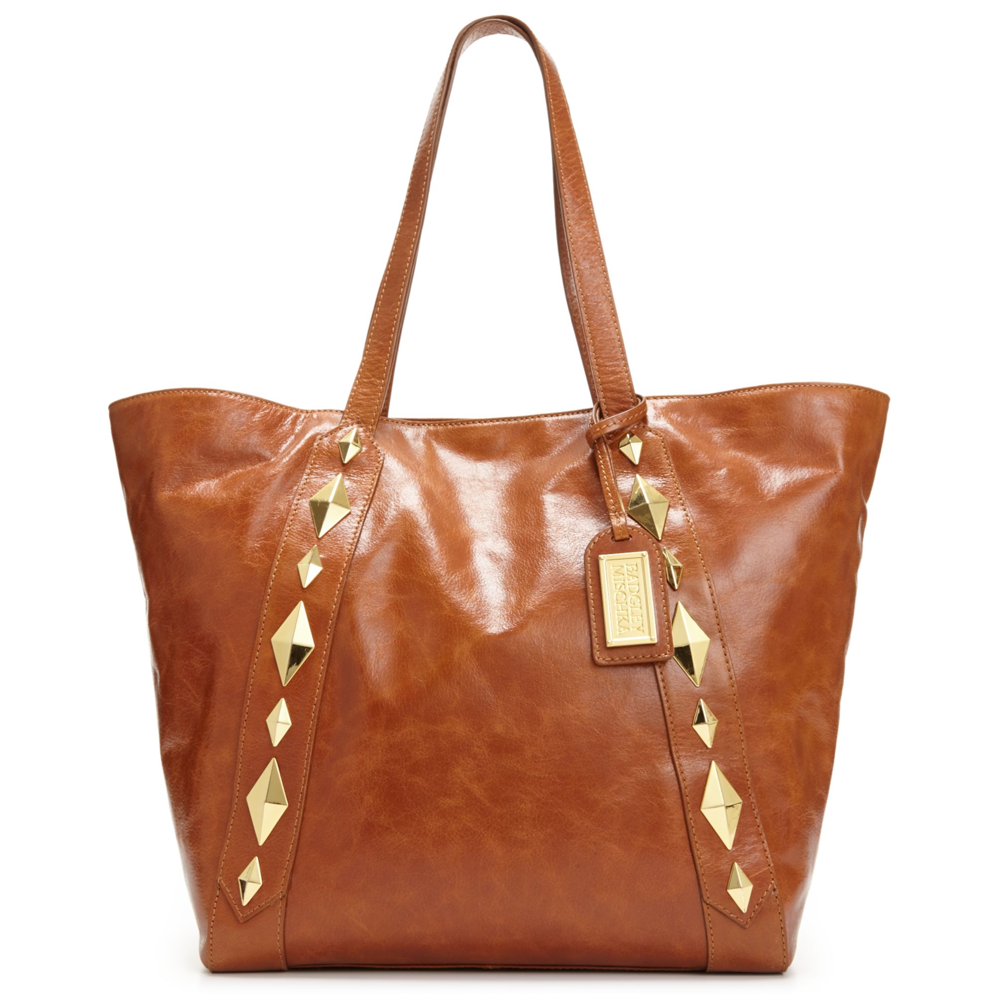 Badgley Mischka Bag in Brown (Cognac) | Lyst