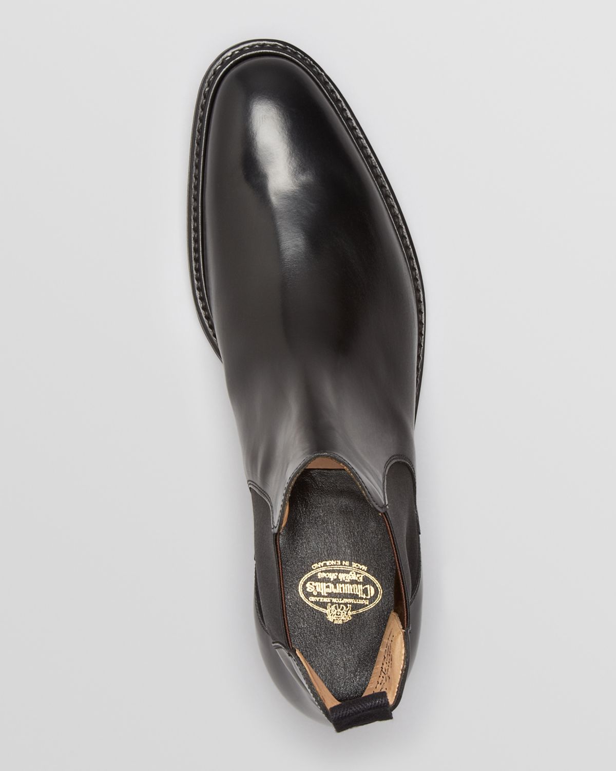 church's black chelsea boots