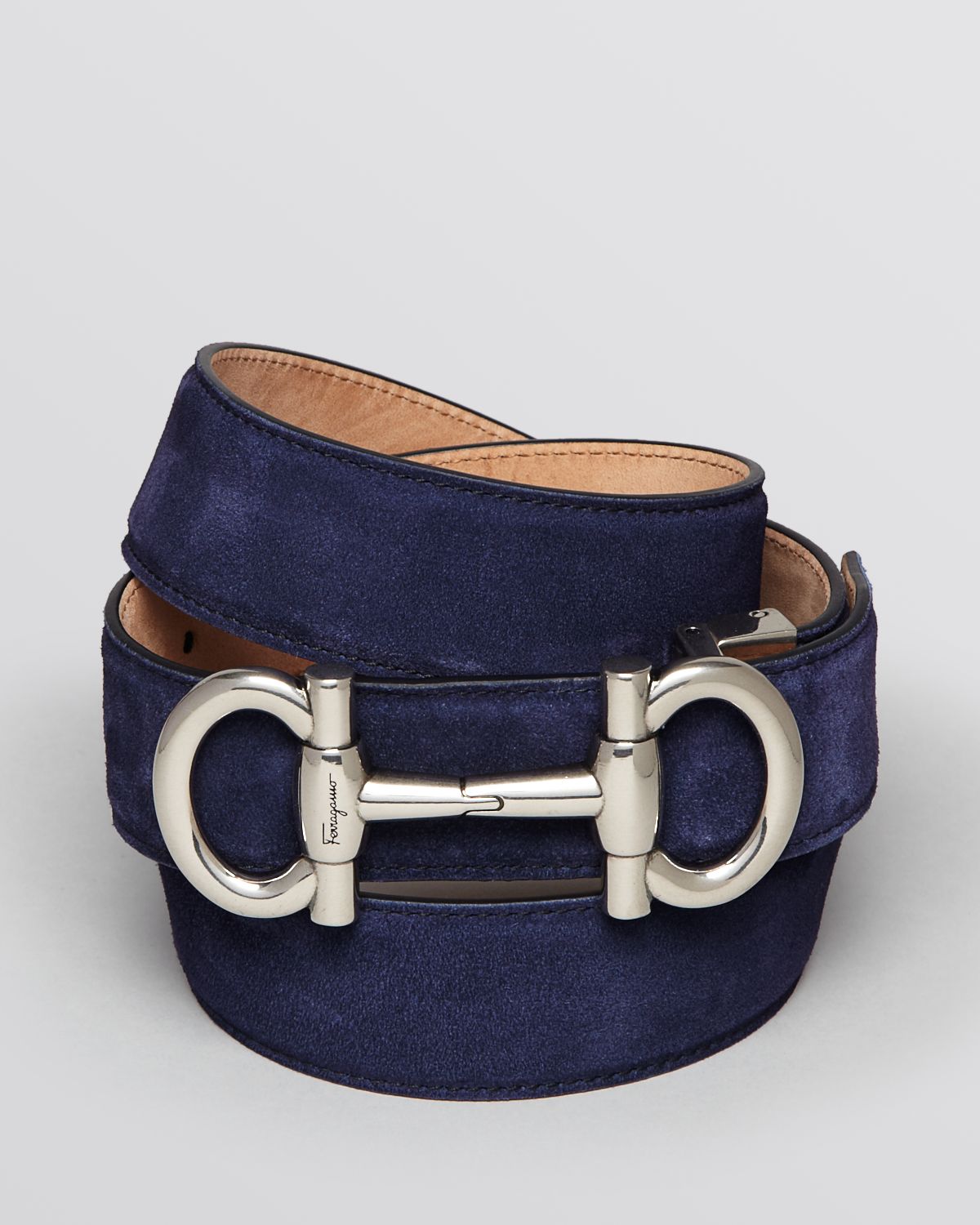 blue suede belt mens