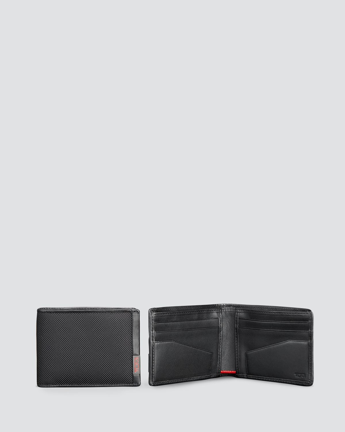 Tumi Nylon Double Bifold Wallet in Black for Men Lyst