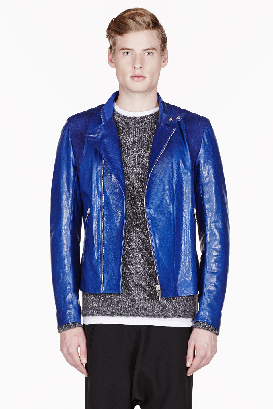 royal blue suede jacket