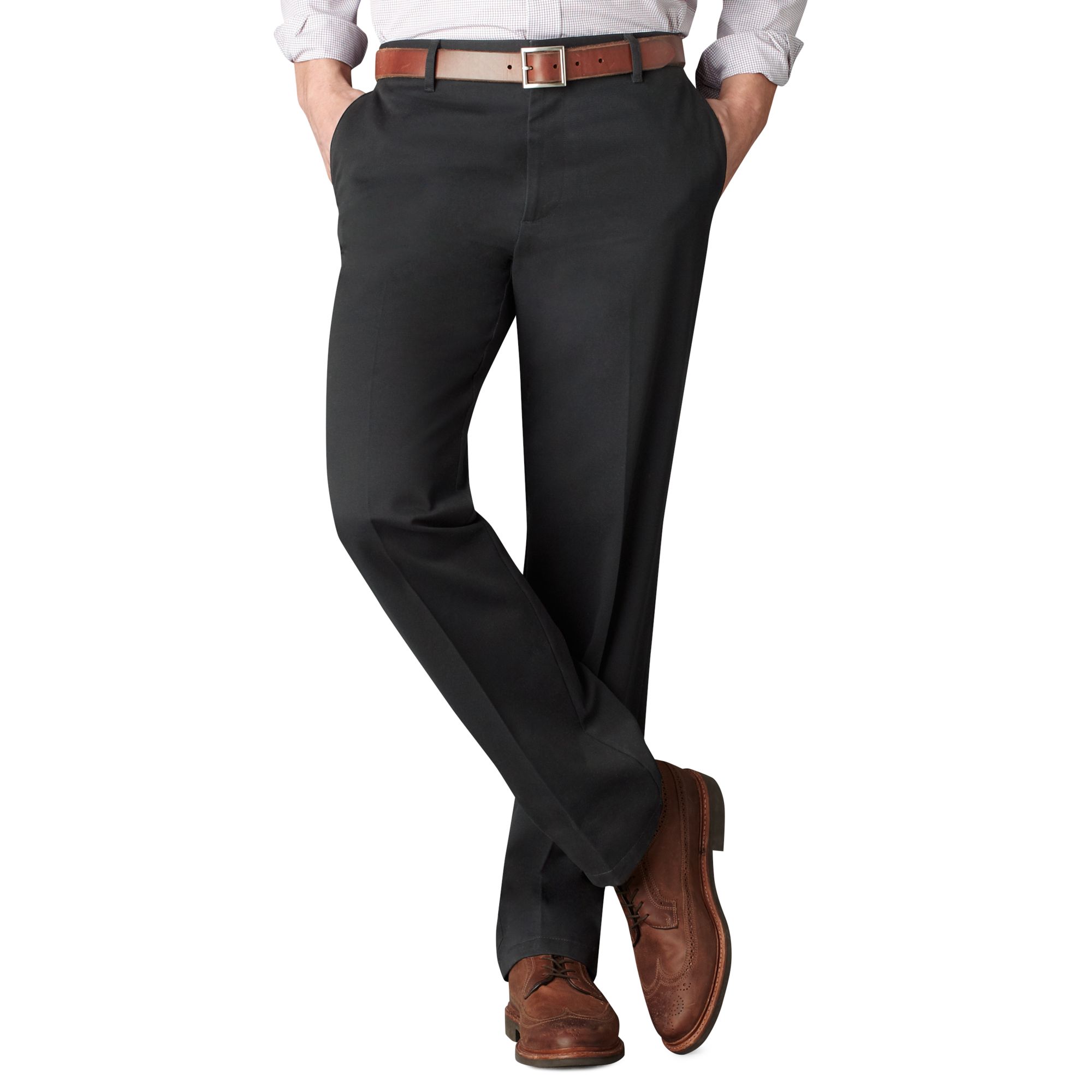 Dockers ClassicFit Stain Defender Dress Pants in Dark Grey (Gray) for