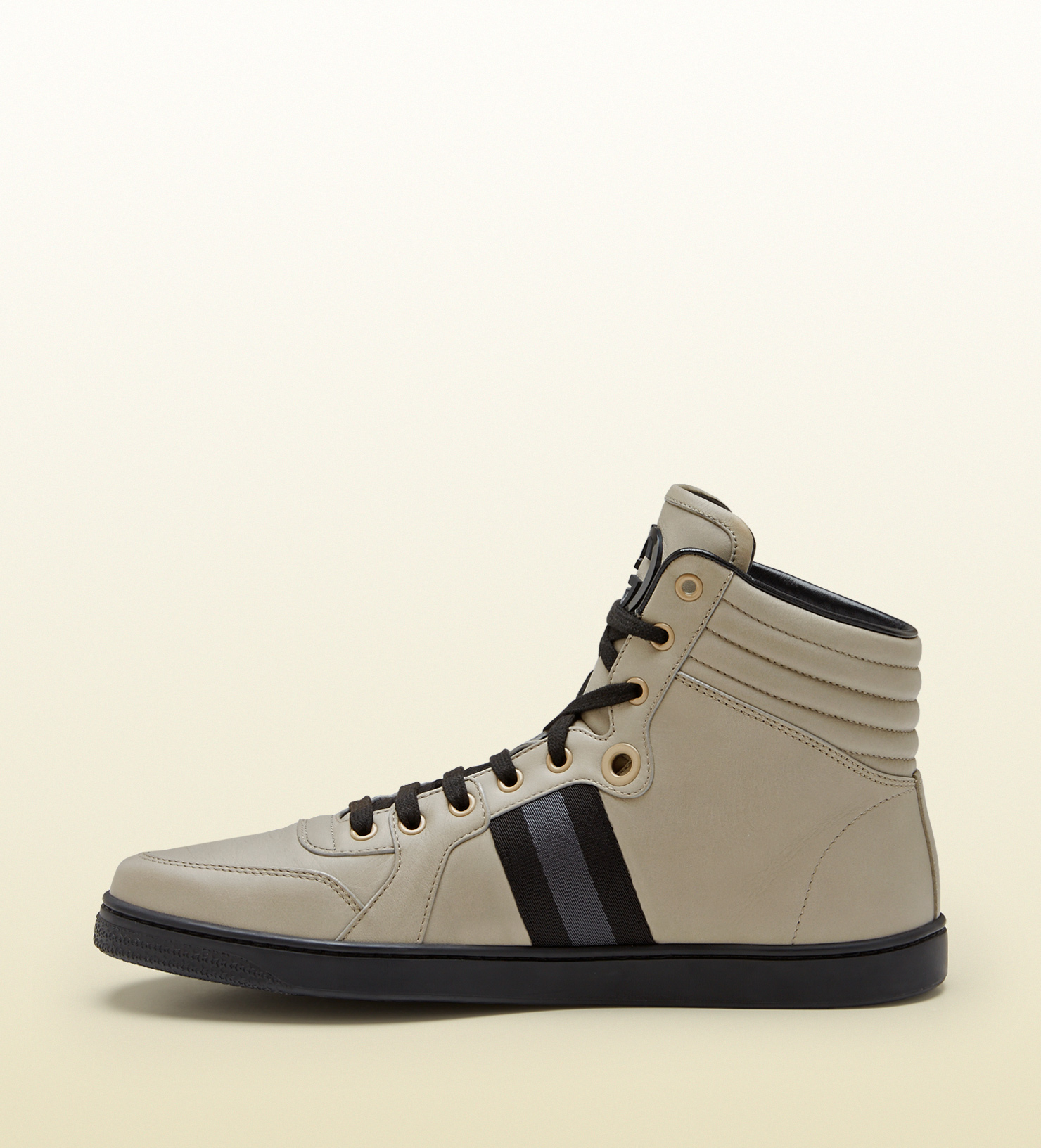 mens gucci hi top trainers