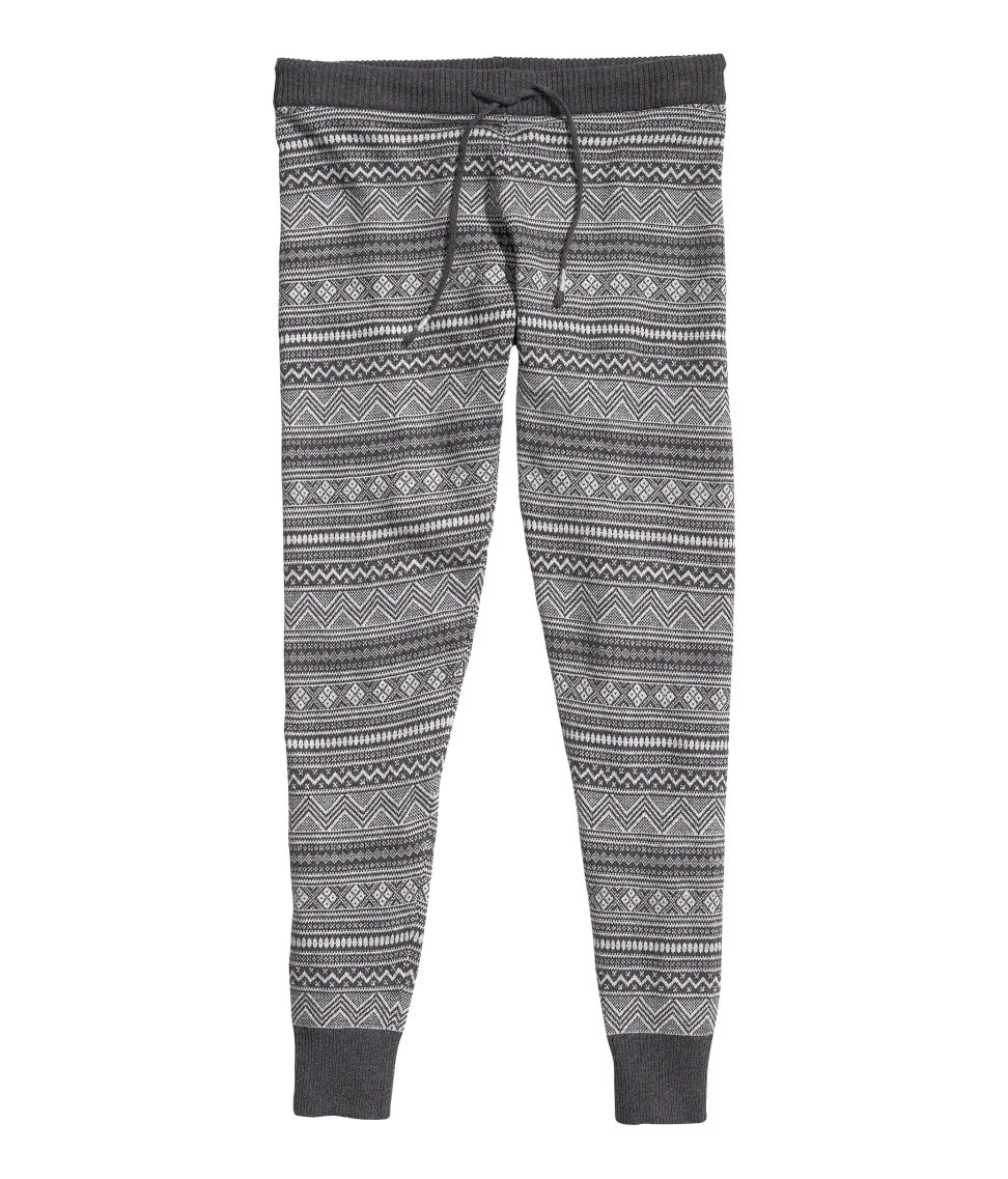 h&m knitted joggers