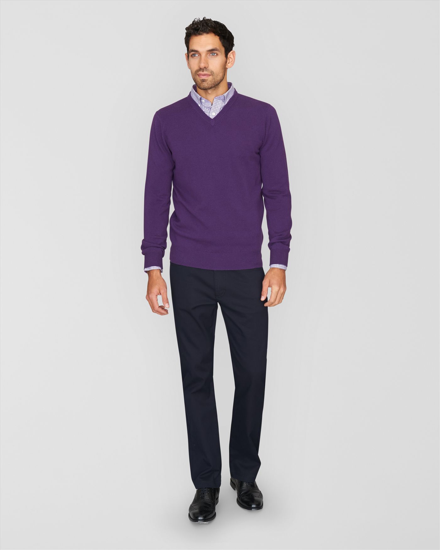Purple Mens Sweater
