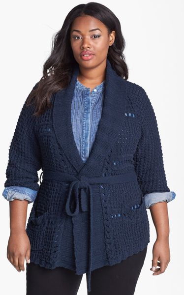 Verano Cu00e1rdigan De Punto Y Nylon Acolchado Azul Marino CH