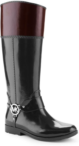 Michael Kors Michael Fulton Harness Tall Rainboot in Black for Men ...