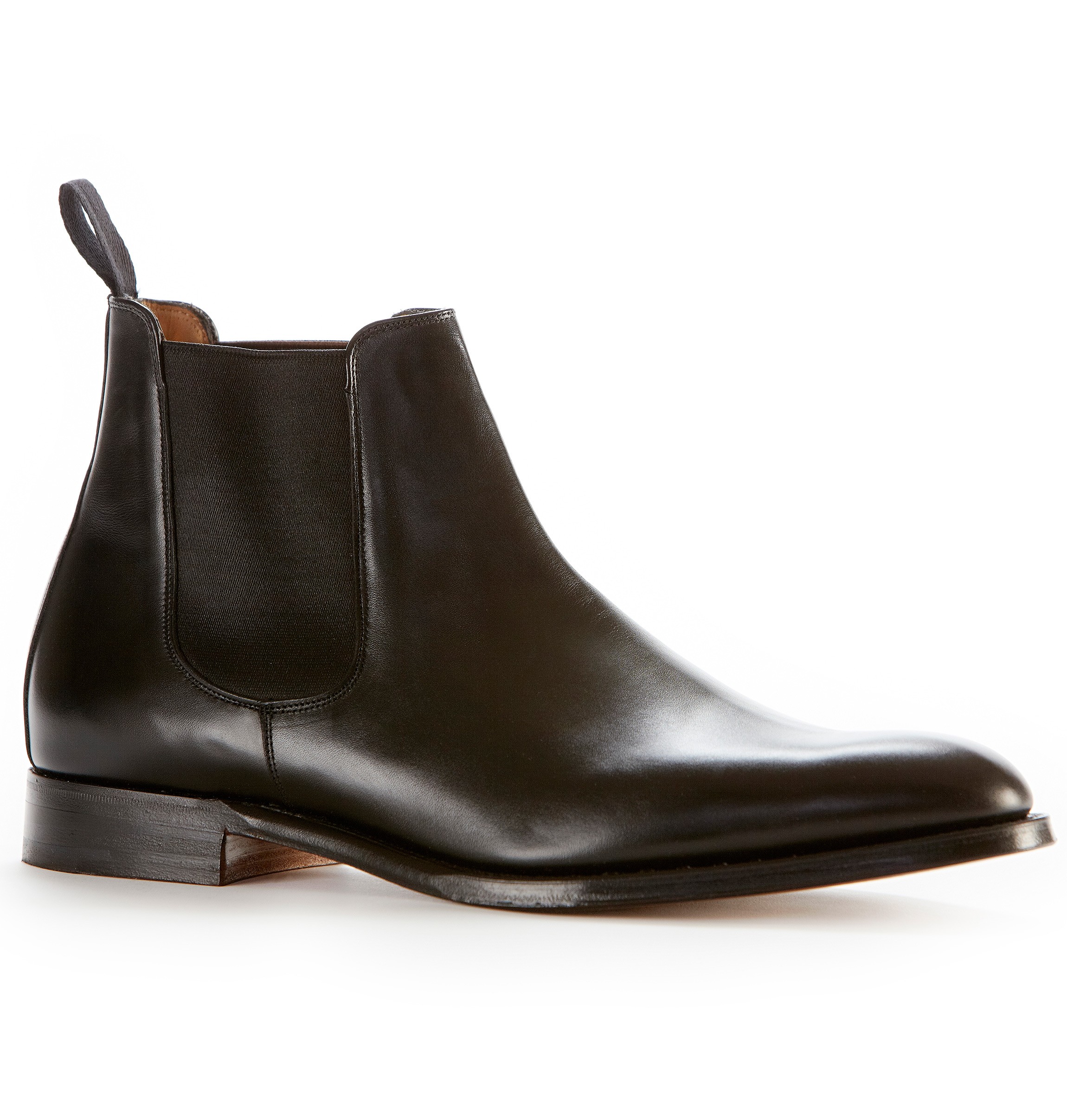 Sunspel Joseph Cheaney Chelsea Boot in Black for Men | Lyst