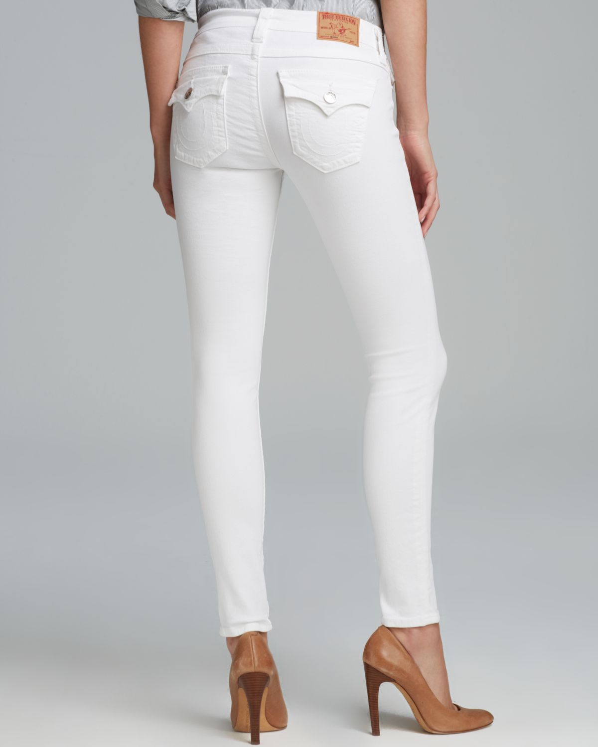 true religion white skinny jeans