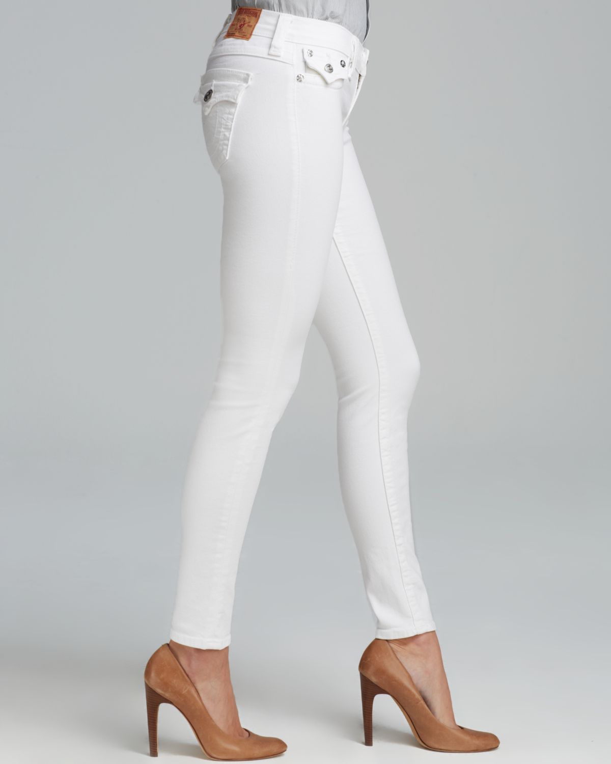 true religion pants white