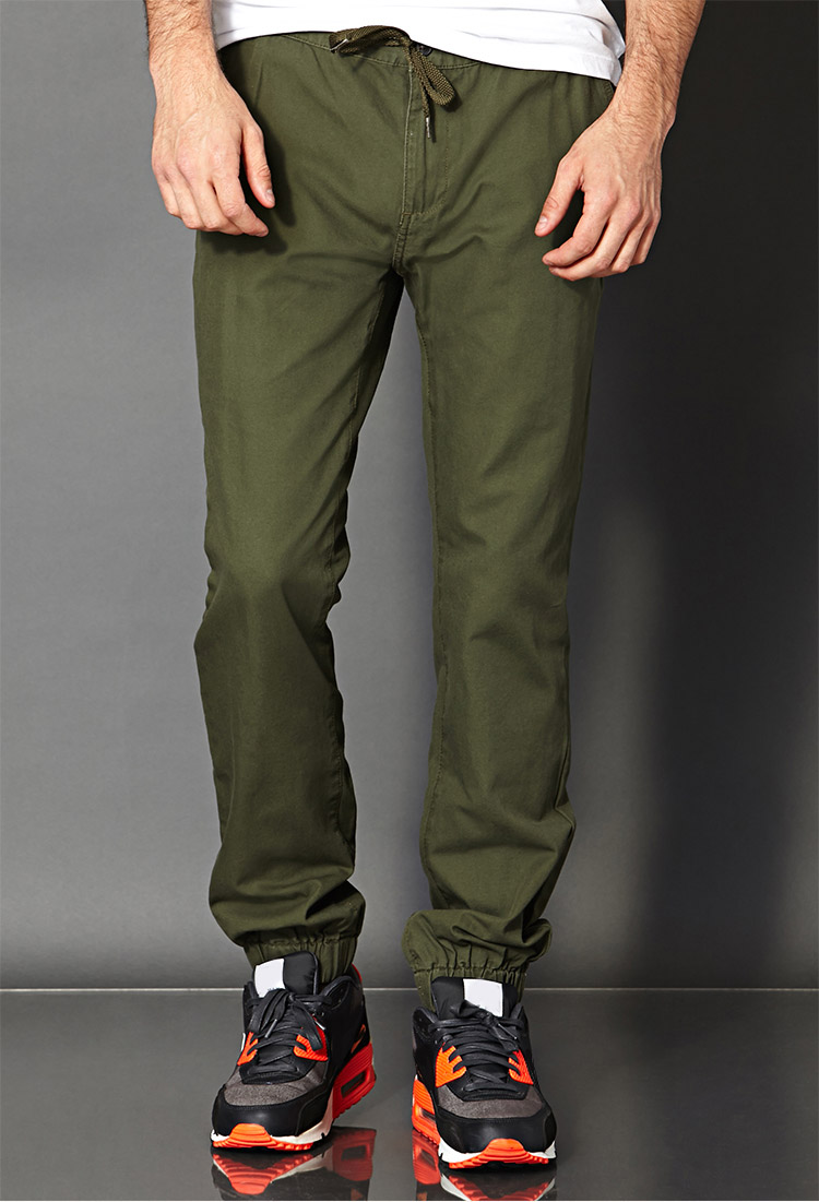 mens drawstring jogger pants
