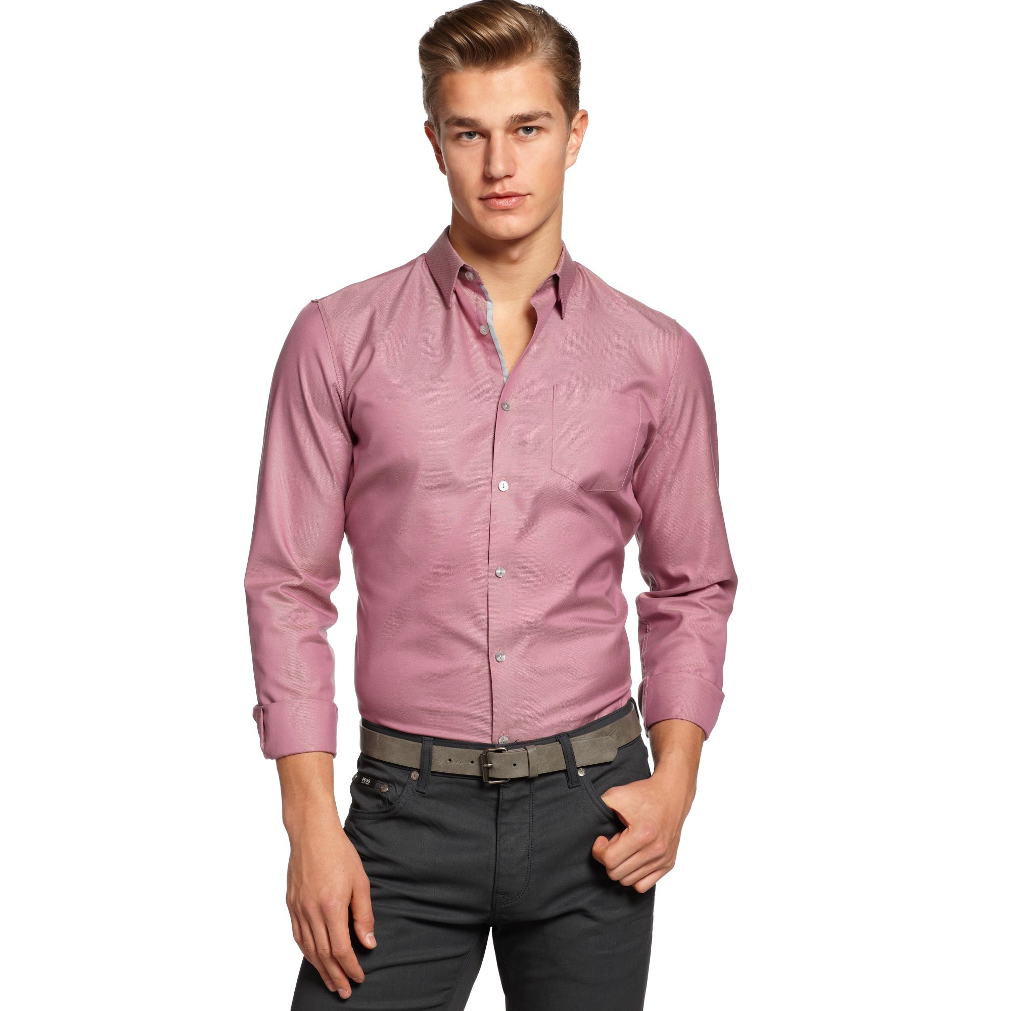 calvin klein pink shirt