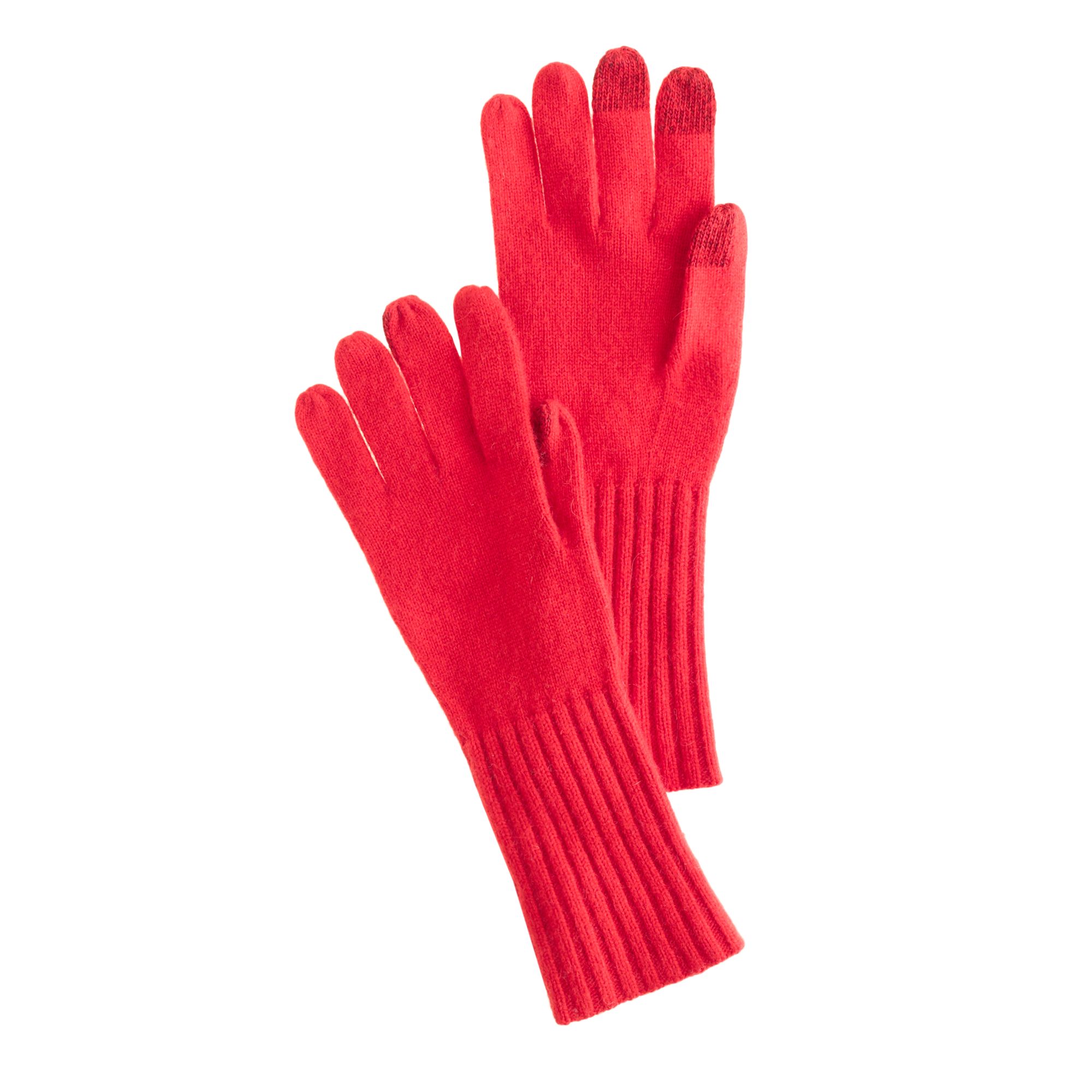 Lyst - J.Crew Womens Smartphone Wool Gloves in Red