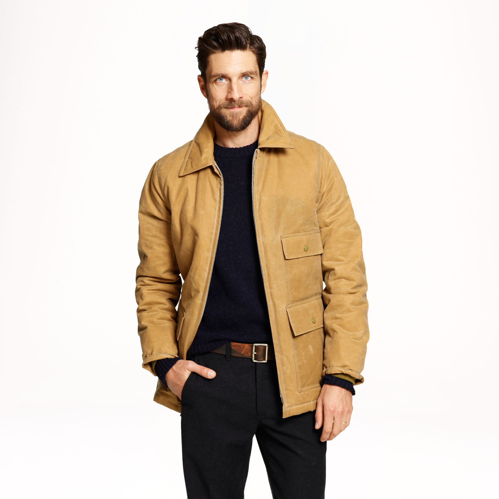 j crew waxed jacket