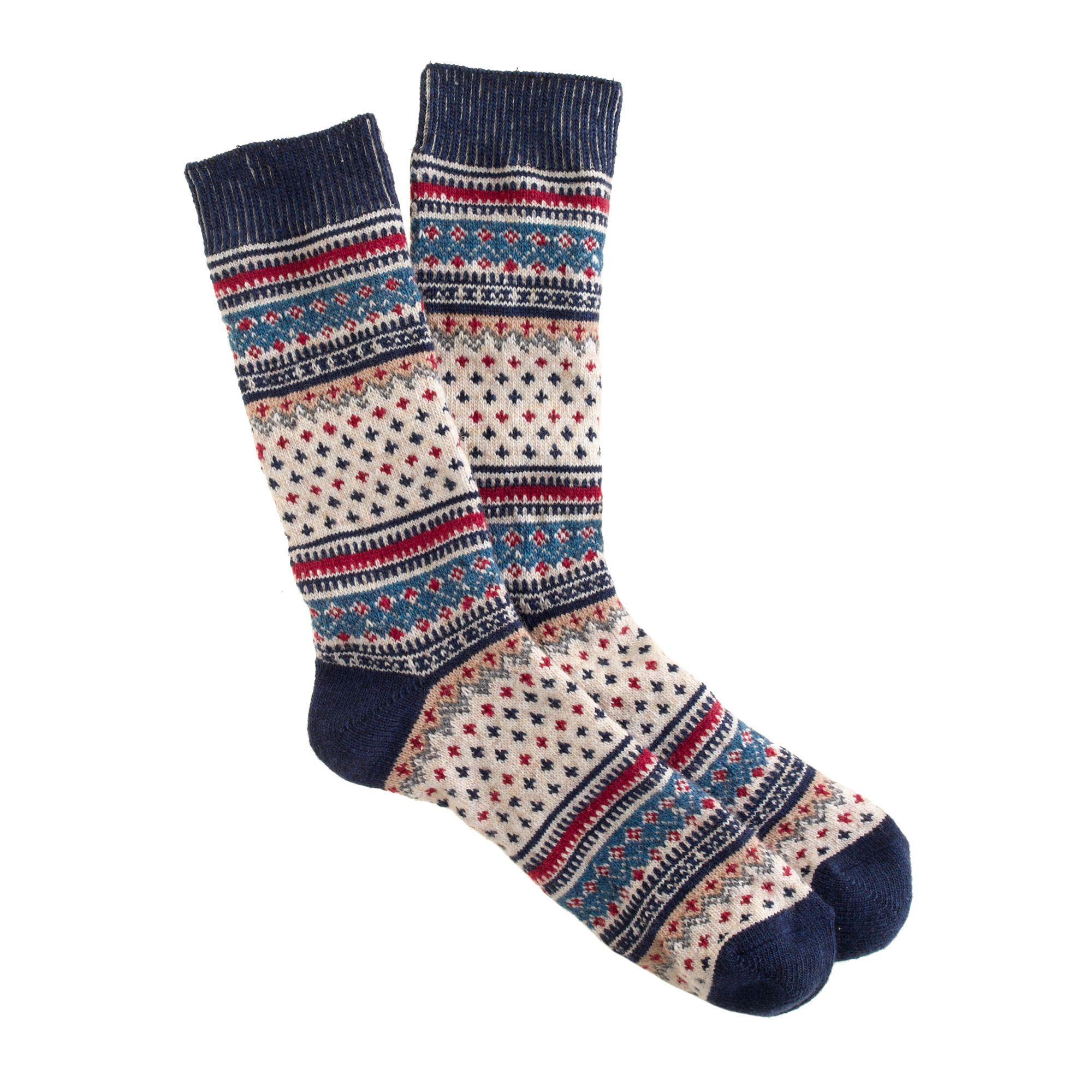 J.Crew Anonymous Ism Fair Isle Socks for Men Lyst