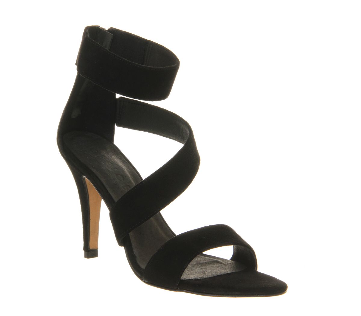 Office Late Nights Strappy Mid Heel Shoes in Black | Lyst