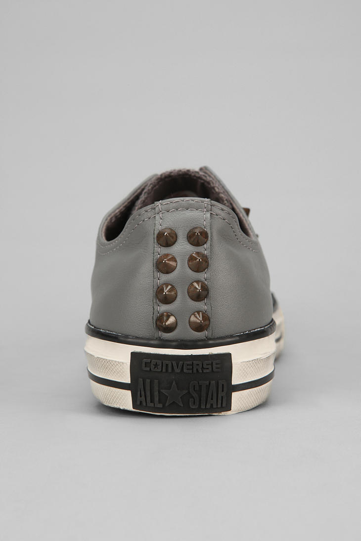 grey studded converse