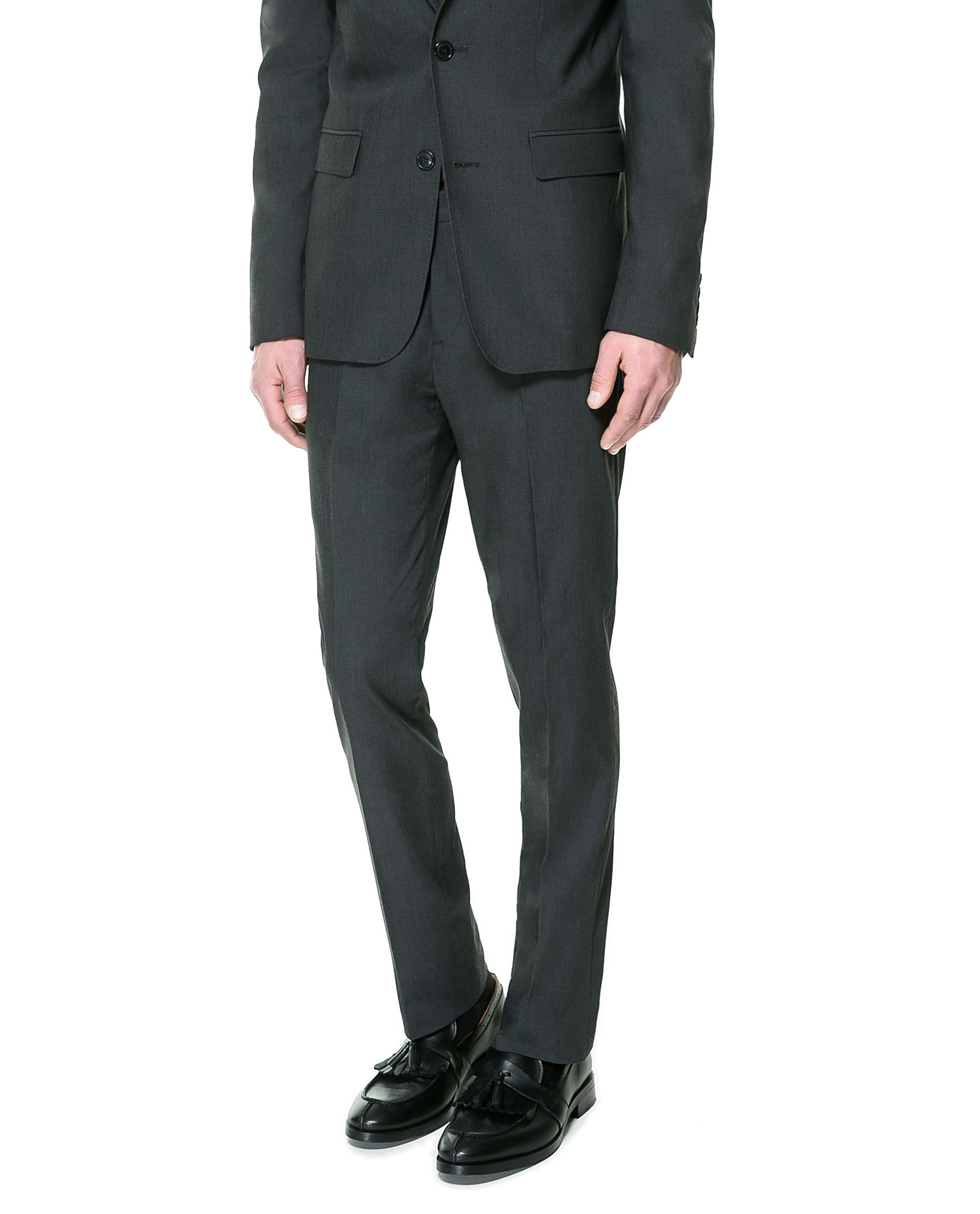 zara gray trousers