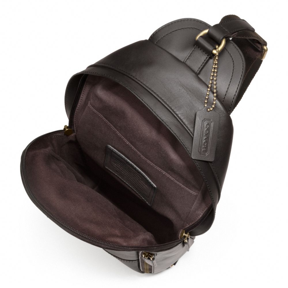 COACH Bleecker Signature Convertible Sling Pack in Signature Coated
