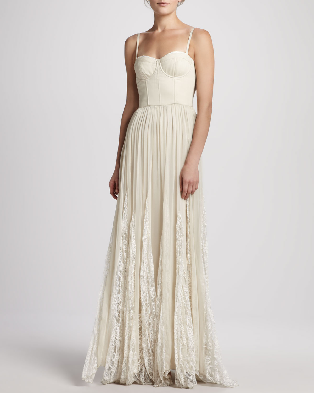 alice and olivia bustier dress