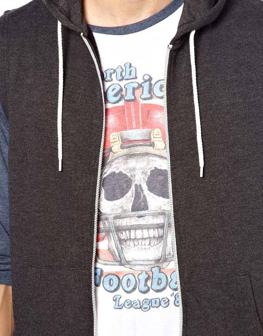 asos charcoal hoodie