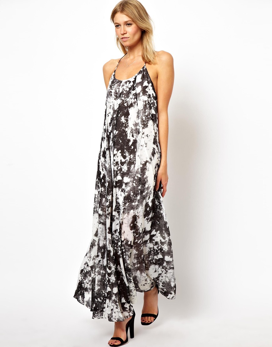 marble maxi dress