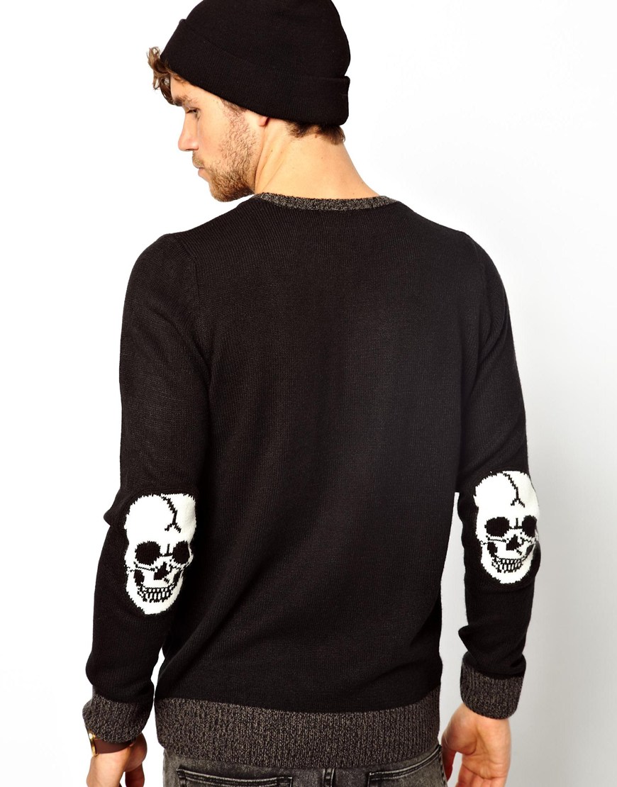 men's sweatshirt with elbow patches