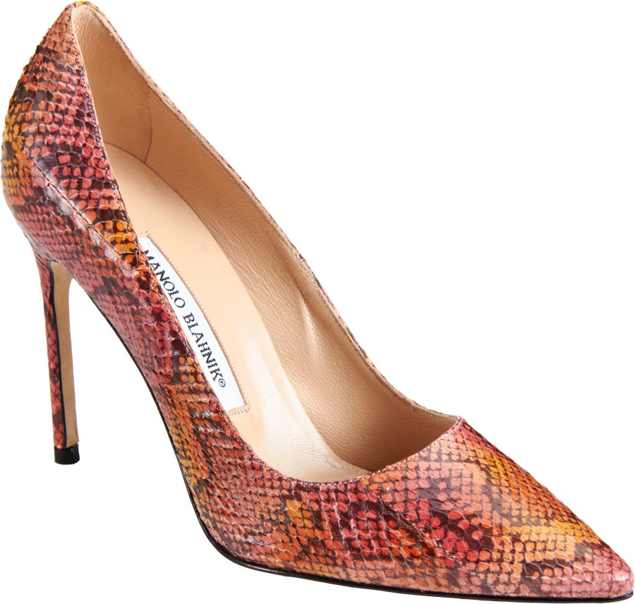 manolo blahnik hangisi 105 embellished shimmer pumps