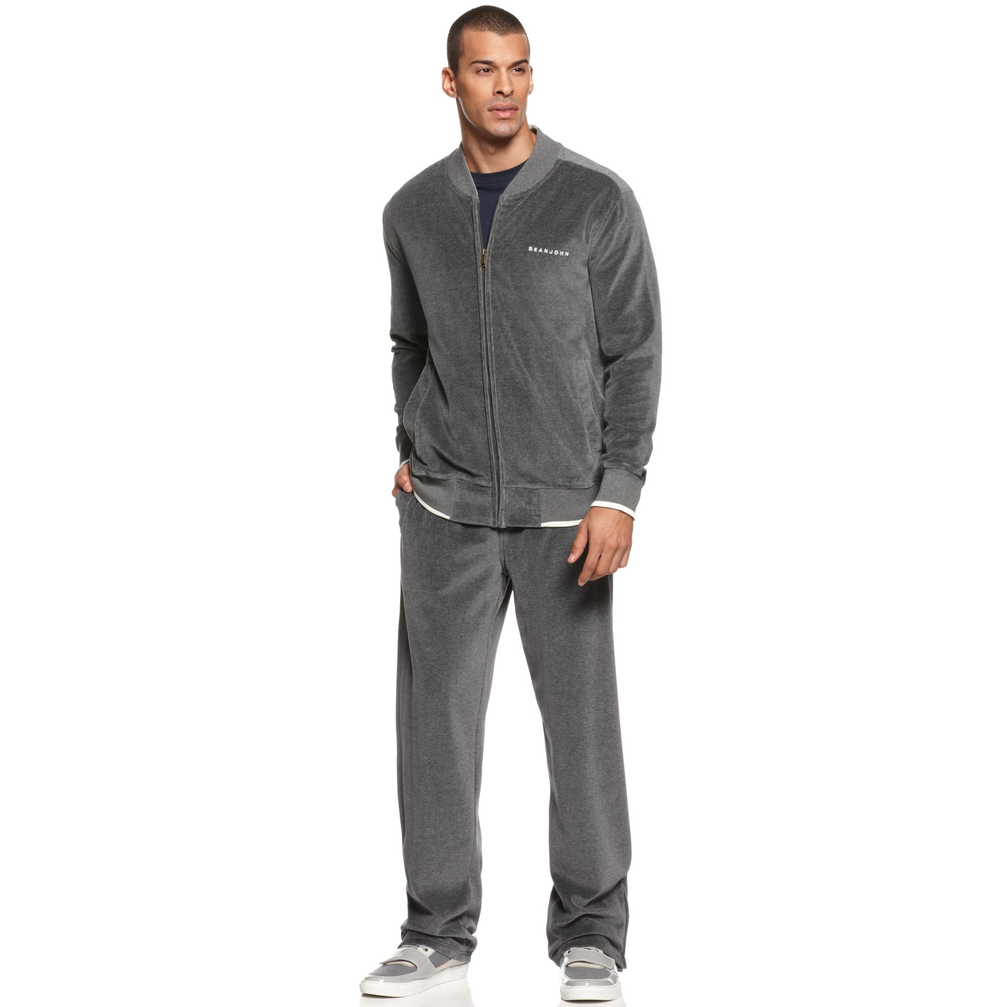mens velour tracksuit bottoms