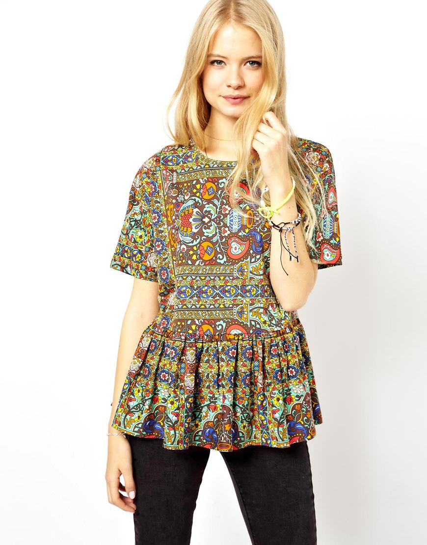 oversized peplum top