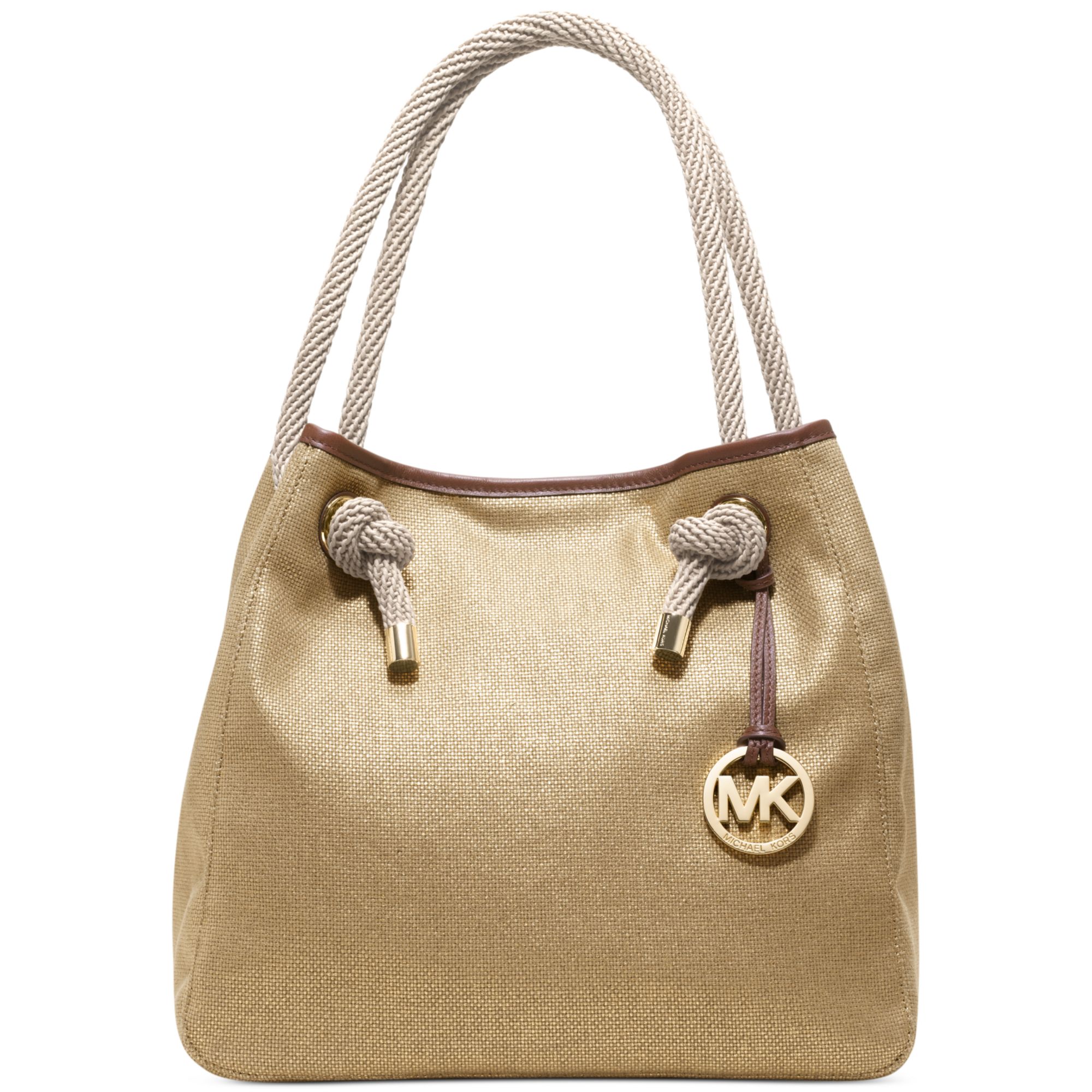 Michael Kors Marina Large Grab Bag in Metallic | Lyst