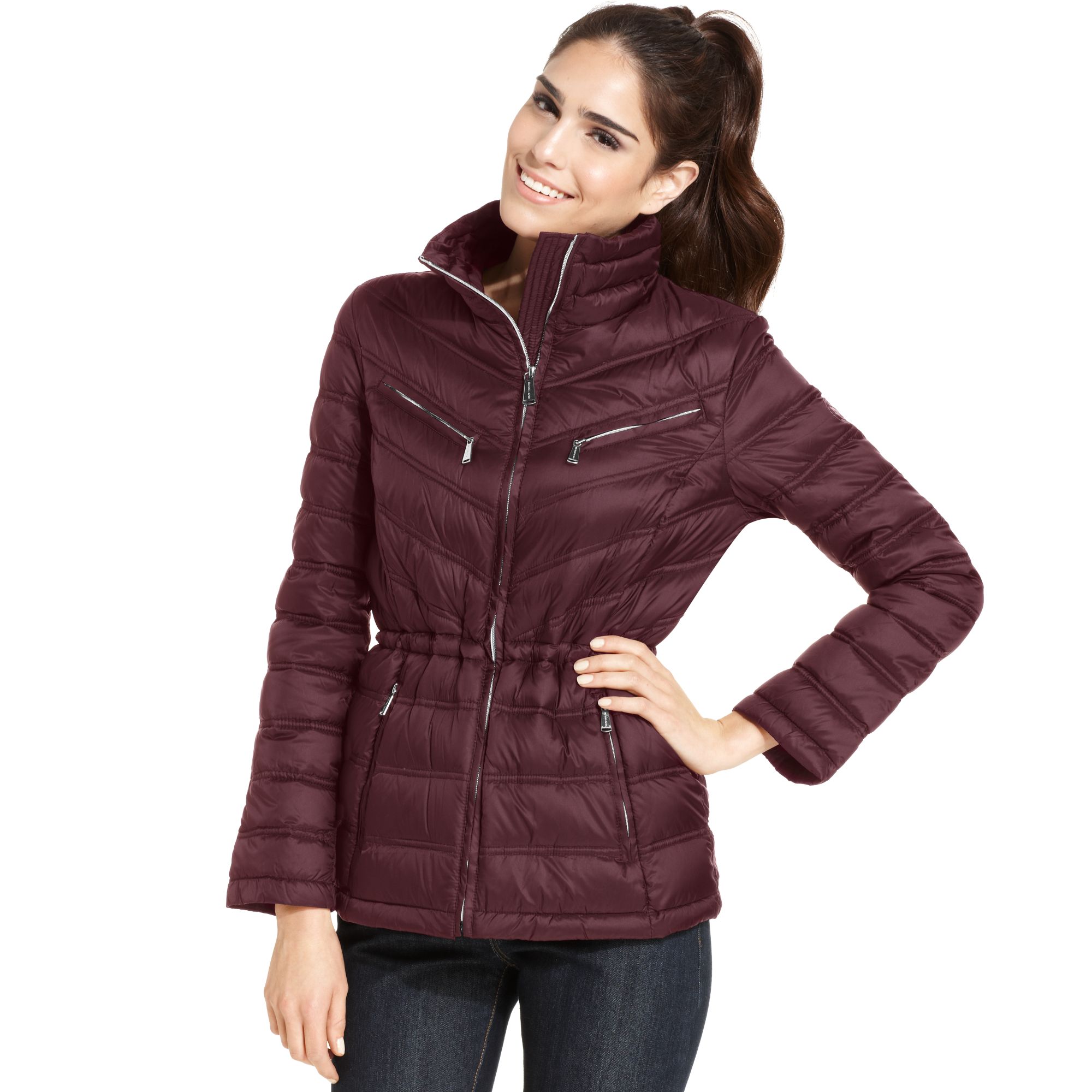 michael kors wine coat