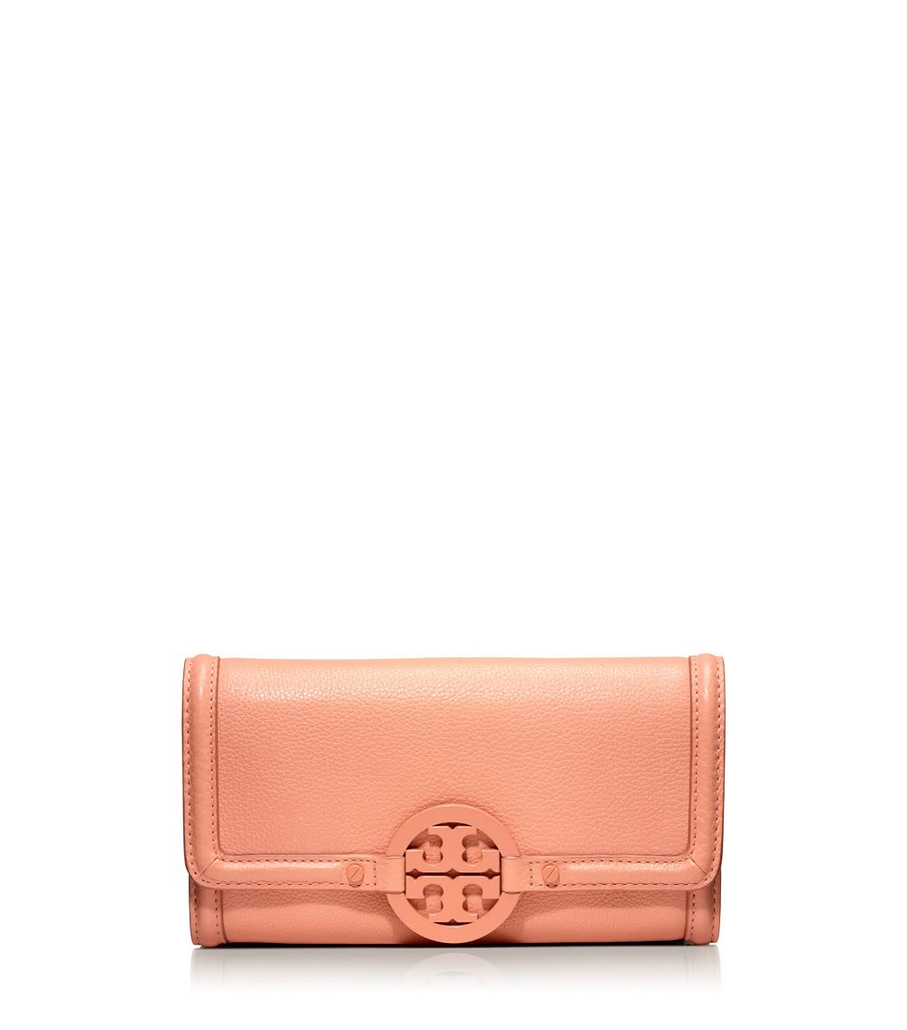 Tory Burch Amanda Envelope Continental Wallet in Pink - Lyst
