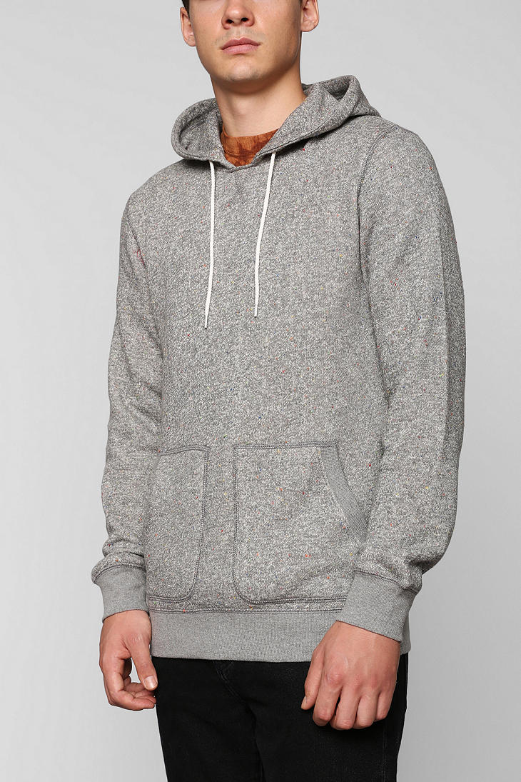 Urban Outfitters Bdg Speckle Nep Pullover Hoodie Sweatshirt in Grey (Gray)  for Men | Lyst