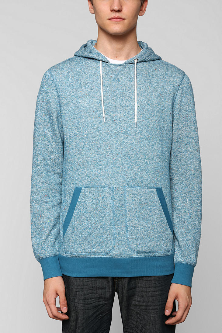 Lyst - Urban Outfitters Speckle Nep Pullover Hoodie Sweatshirt in Blue ...