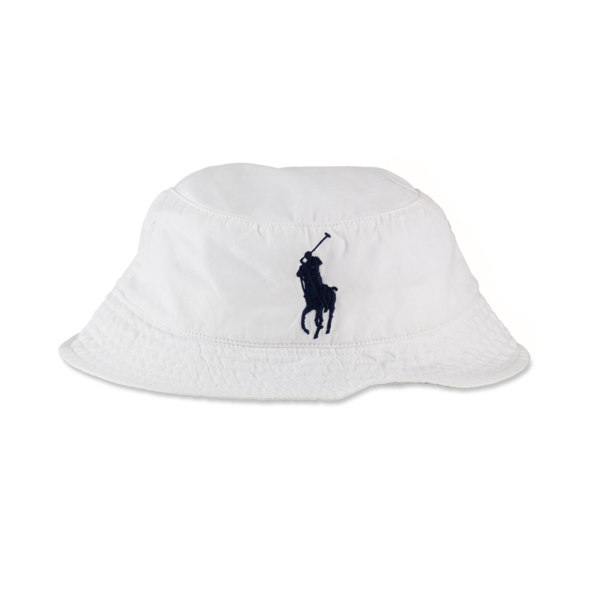 Ralph Lauren Bucket Hat in White for Men Lyst